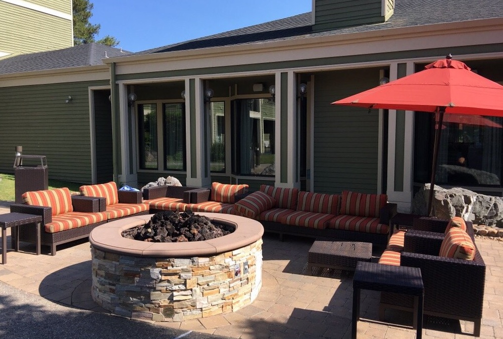 Hotel Fire Pit Area